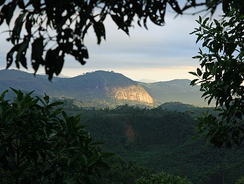 Blick auf das Itororo Gebirge