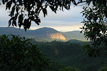 Blick auf das Itororo Gebirge