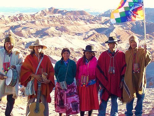 Besuch Idigenas - Gruppe Atacamenos