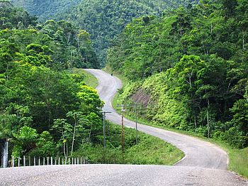 Hummingbird Highway in Belize