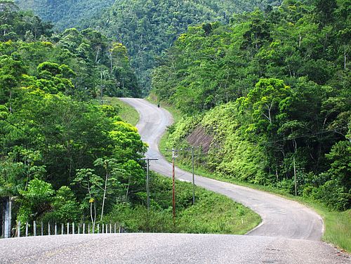 Hummingbird Highway in Belize