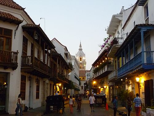 Straße in Cartagena