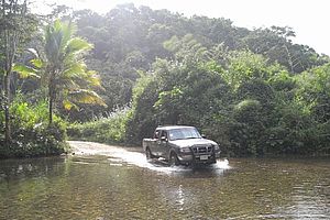 Mit dem Mietwagen unteregs in Belize