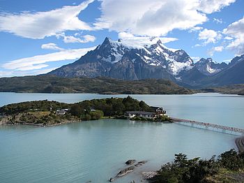Lago Pehoe im Nationalpark Torres del Paine