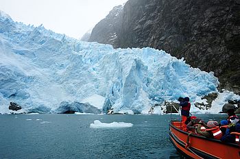 Bootstour zum Gletscher Alsina