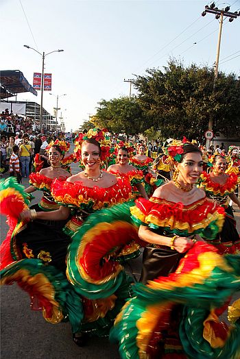 Tänzerinnen in Barranquilla