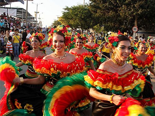 Tänzerinnen in Barranquilla