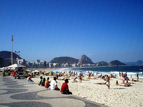 Die Copacabana - der weltberühmte Strand