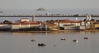 Blick auf die Altstadt von Panama City