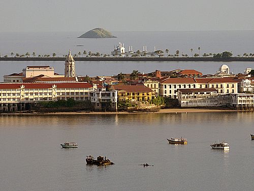 Blick auf die Altstadt von Panama City
