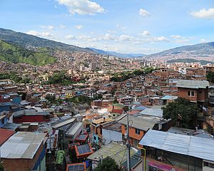 Aussicht auf die Stadt Medellin