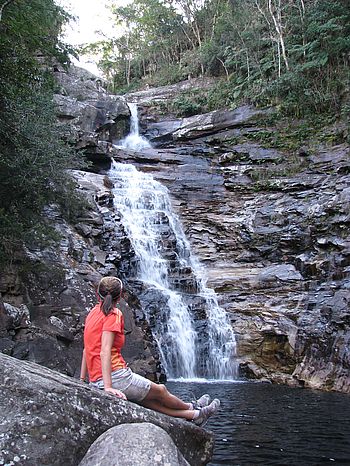 In der Chapada Diamantina, Wasserfall