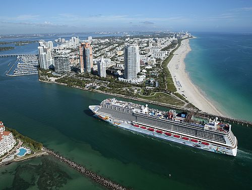Hafeneinfahrt in Miami Beach