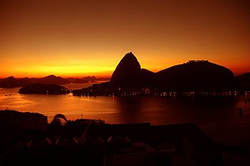 Rio im Sonnenuntergang