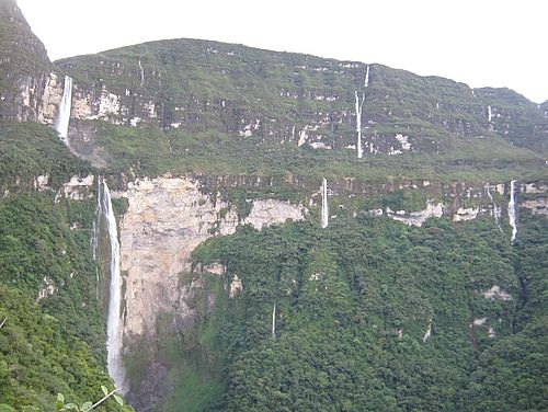 Gocta Wasserfall in Nordperu