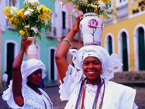 Traditionelle Frauen Salvador da Bahia