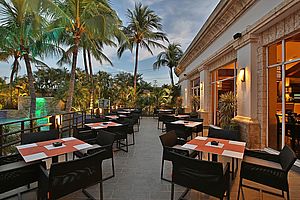Restaurantterrasse, Hotel Real Intercontinental Restaurantterrasse im Hotel Real Intercontinental in Managua