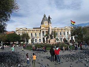 Der Regierungspalast von La Paz