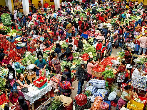 Markttag in Chichicastenango