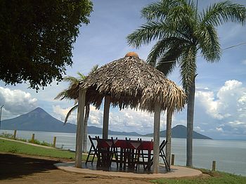 Lago Nicaragua Vulkan Momotombo