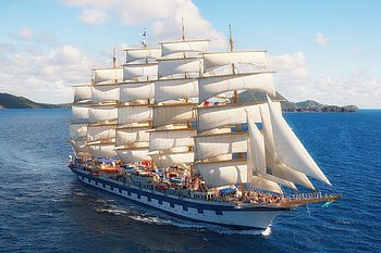 Segelschiff Royal Clipper mit vollen Segeln