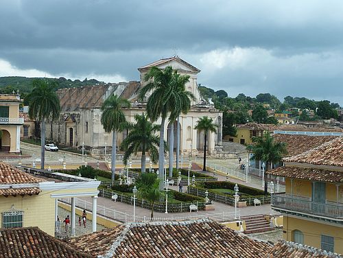 Plaza Mayor und Kirche „Iglesia de la Santísima“