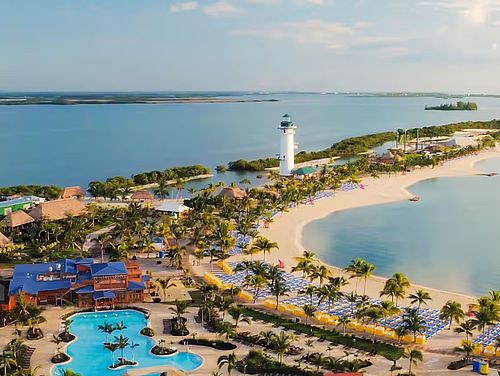 Harvest Caye, Privatinsel der Norwegian Cruise Line