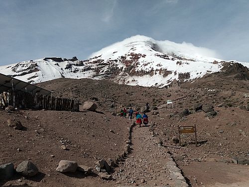 Chimborazo Wanderung zur Schutzhütte