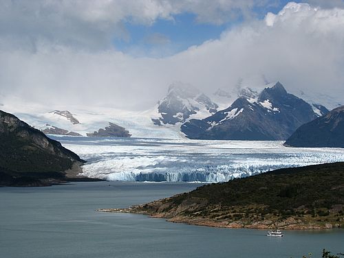 Blick auf den Perito Moreno Gletscher