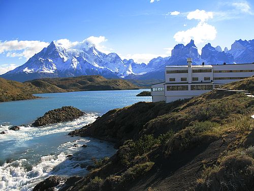 Lage des Hotel Explora im Nationalpark Torres del Paine