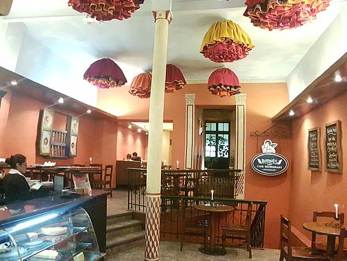 Café & Restaurant im Hostal Naira in La Paz