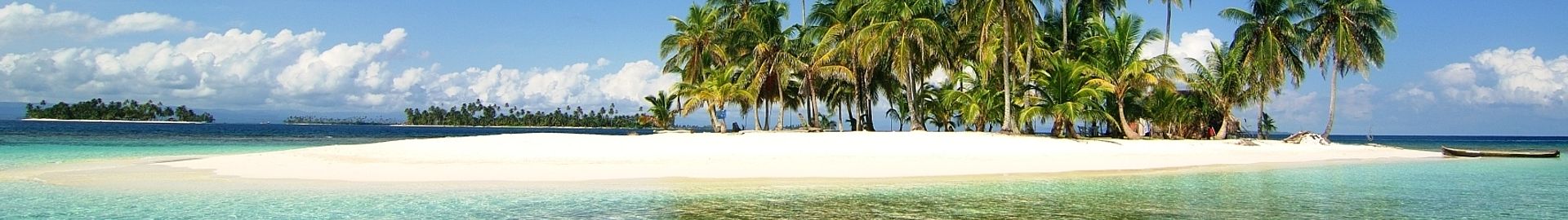 Palmengesäumte San Blas Inseln
