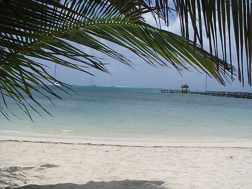 Strand auf Ambergris Caye