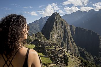 Ausblick Machu Picchu