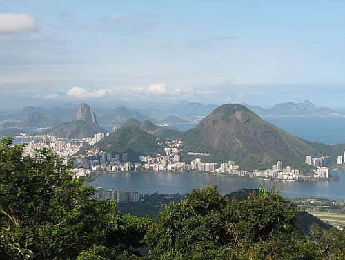 Blick auf den Zuckerhut und Rio de Janeiro