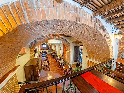 Restaurant im Hotel La Casona in La Paz