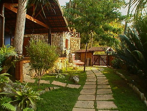 Außenanlage Sagu Mini Resort Ilha Grande