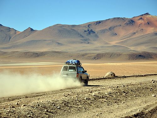 Mit dem Jeep durch die Wüste