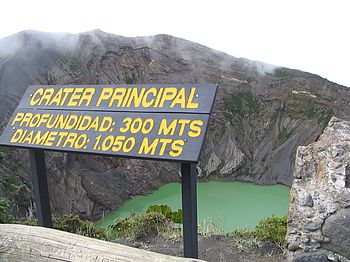 Vulkan Irazú - Hauptkrater