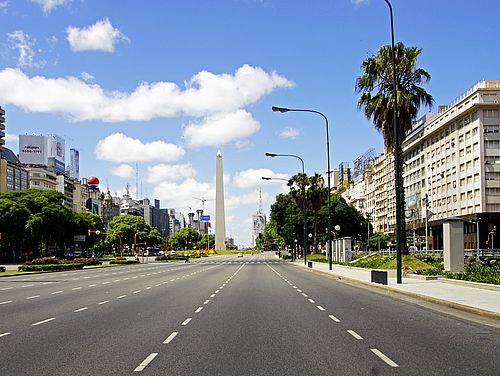 Avenida 9 de Julio und Obelisk, Buenos Aires