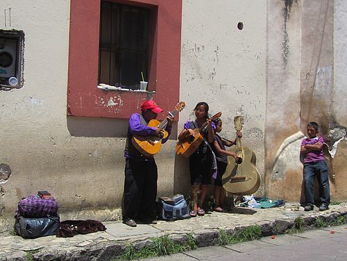 Musiker in San Cristobal de las Casas